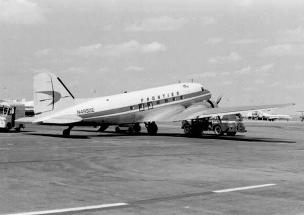 Frontier Airlines Douglas DC-3/C-47A  N4990E
