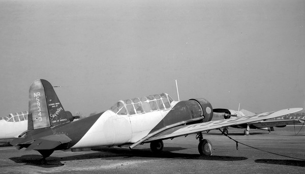 Skywriter Vultee BT-13A Valiant  NR59343