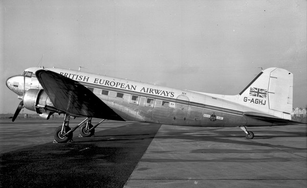 BEA Douglas DC-3/C-47A  G-AGHJ