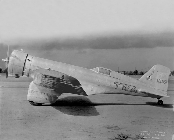 TWA Northrop  Gamma  NC13758