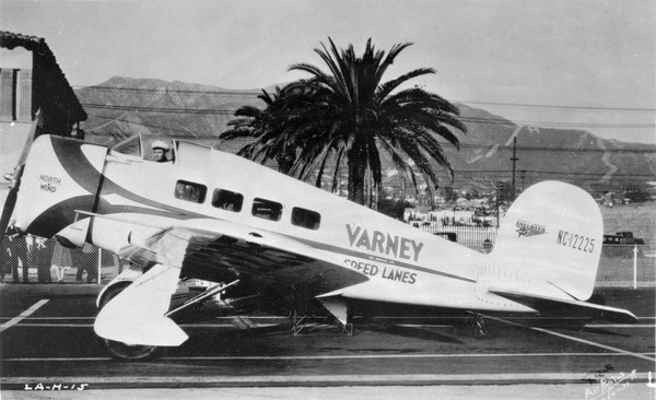 Varney Airlines Lockheed 9 Orion NC12225