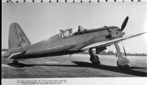  Vultee 48C (P-66) Vanguard NX21755