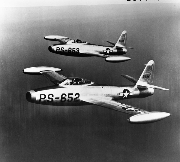  Republic P-84B Thunderjet 46-652, 46-653