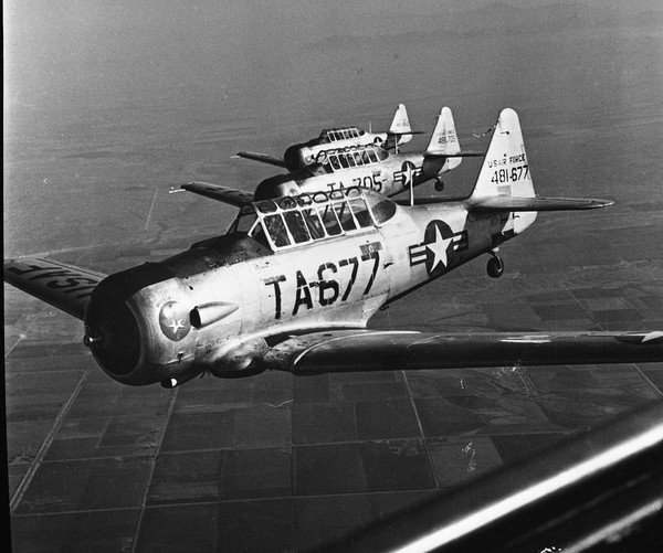  North American T-6F Texan 44-81677, 44-81705