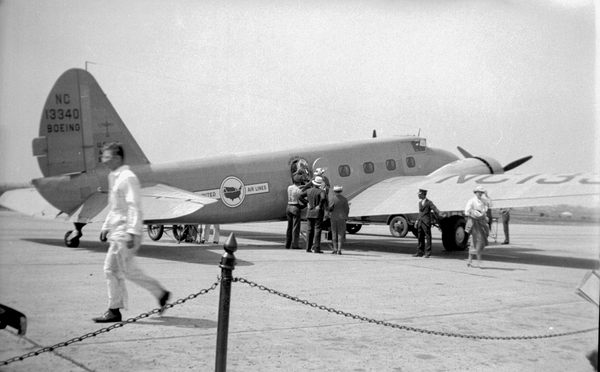 United Air Lines (UAL) Boeing 247-D  NC13340