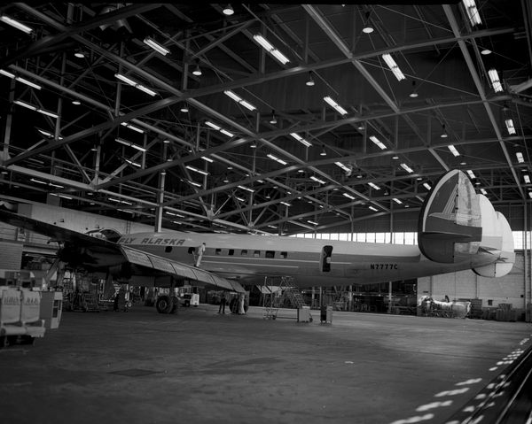 Alaska Airlines Lockheed L-1049H Super Constellation N7777C