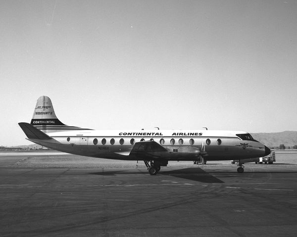 Continental Airlines Vickers -812 Viscount N246V