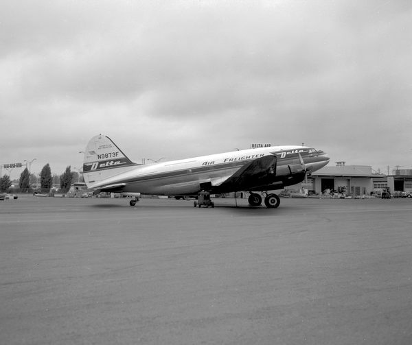 Delta Airlines Curtiss C-46R Commando N9873F