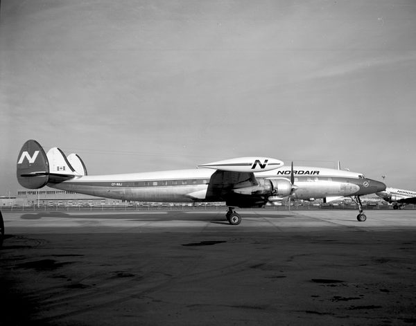 Nordair Lockheed L-1049H SuoerConstellation CF-NAJ