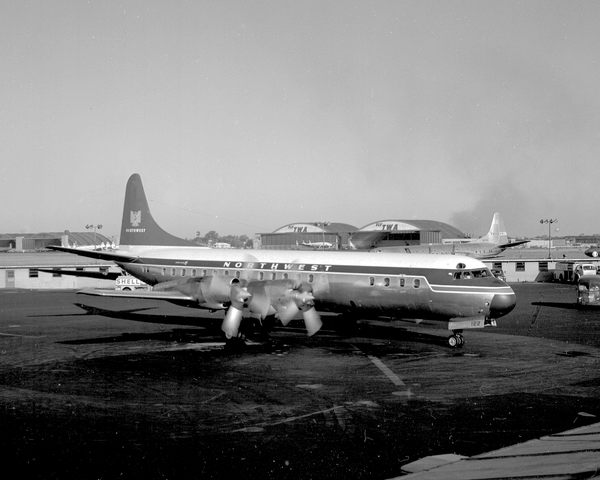 Northwest Orient Airlines Lockheed L-188C Electra N122US
