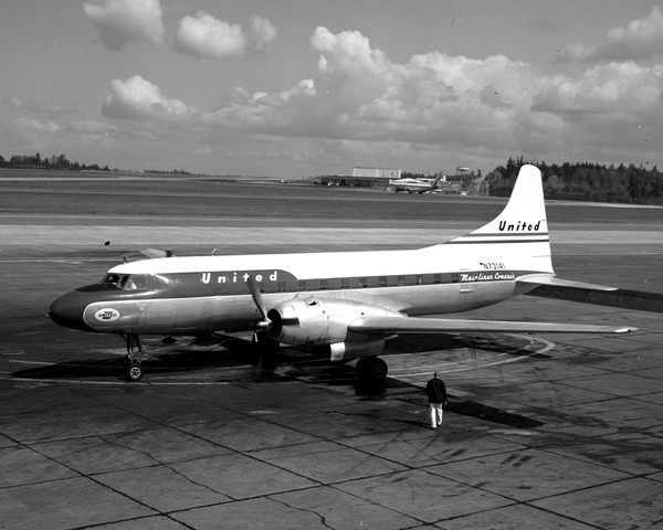 United Air Lines (UAL) Convair 340  N73141