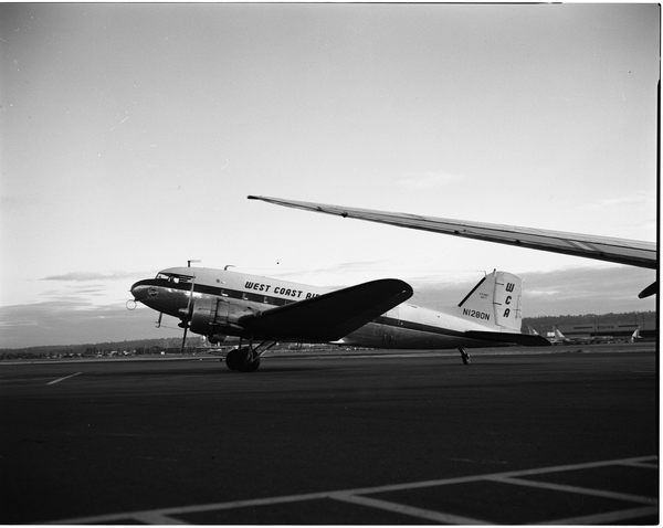 West Coast Airlines Douglas DC-3  N1280N