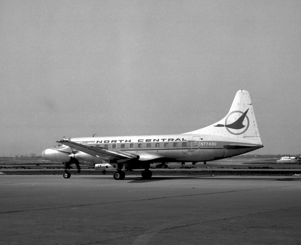 North Central Airlines Convair 580  N7743U