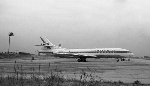 United Airlines (UAL) SUD SE 210 Caravelle Jetliner N1003U