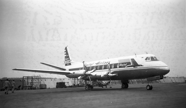 Capital Airlines Vickers Viscount 745 Turboprop Airliner N7434