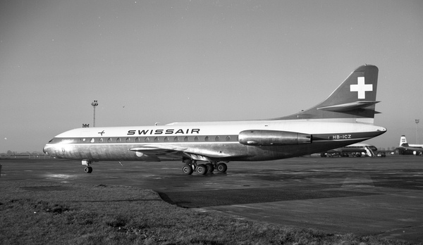 Swissair SUD SE 210 Caravelle Airliner HB-ICZ