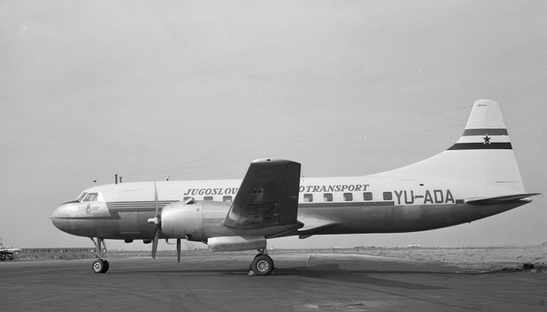 J.A.T.Jugosloveski A.T. Convair 340-58  YU-ADA