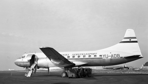 J.A.T.Jugosloveski A.T. Convair 340-58  YU-ADB