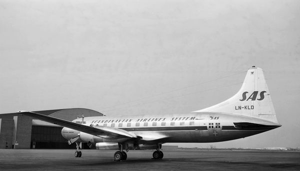 SAS Convair 440-75  LN-KLD