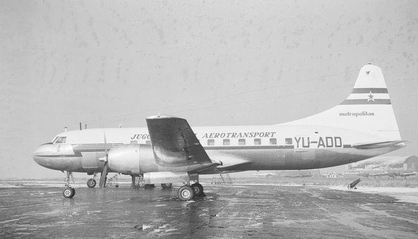 J.A.T.Jugosloveski A.T. Convair 440-58  YU-ADD