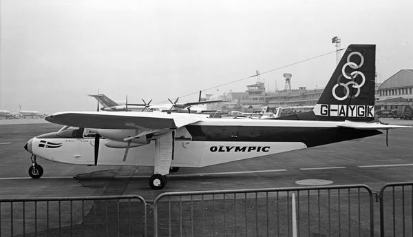 OLYMPIC AIRWAYS Britten-Norman BN-2A-6 Islander G-AYGF