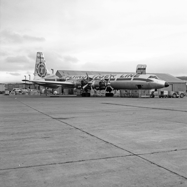 Flying Tiger Line, Tail swung CANADAIR CL-44  N449T