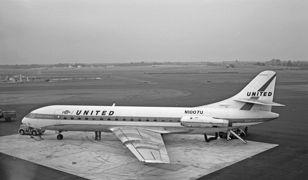 United Air Lines - UAL Sud Aviation SE-210 Caravell VI R N1007U