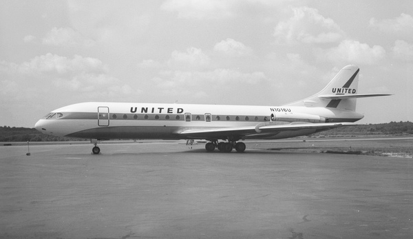 United Air Lines - UAL Sud Aviation SE-210 Caravell VI R N1016U