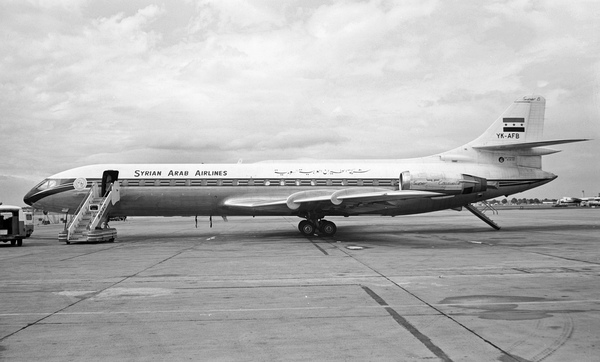 SYRIAN ARAB Airlines Sud Aviation SE-210 Caravelle 10B3 YK-AFB