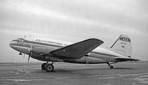 ASA International Airlines Curtiss C-46F Commando 44-78592