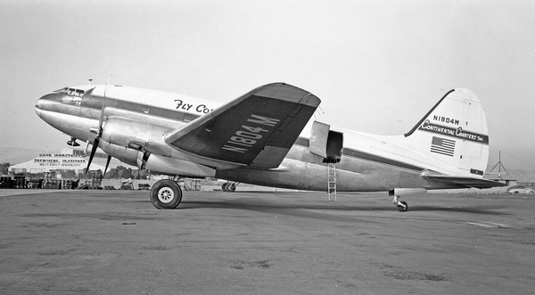 Continental Charters Curtiss C-46F Commando 44-78762